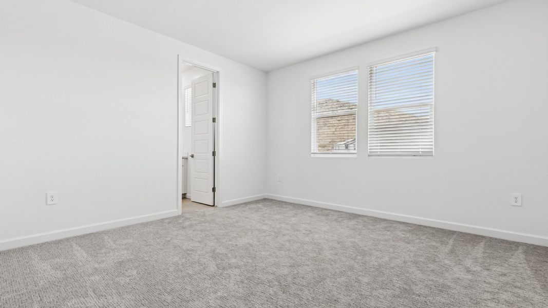 Representative unfurnished interior of a home built from the Phoenician by D.R. Horton in The Ridge at Stone Butte, Phoenix (Image 34). Representative unfurnished interior of a home built from the Phoenician by D.R. Horton in The Ridge at Stone Butte, Phoenix (Image 34).