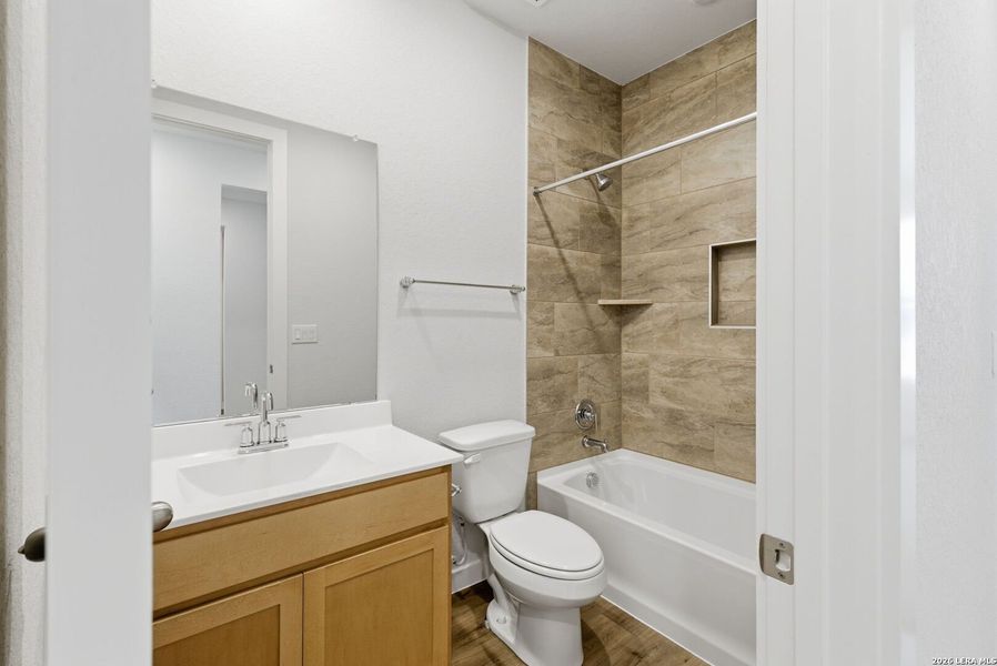 Furnished interior view inside a new home in , San Antonio (Image 14).