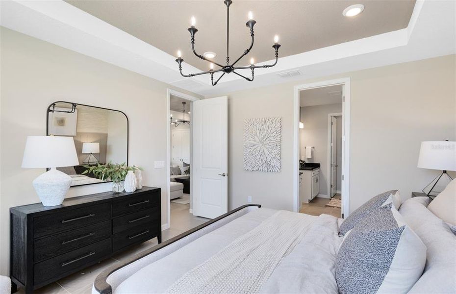 Furnished interior view inside a new home in Bridgewalk, St. Cloud (Image 27). Furnished interior view inside a new home in Bridgewalk, St. Cloud (Image 27).