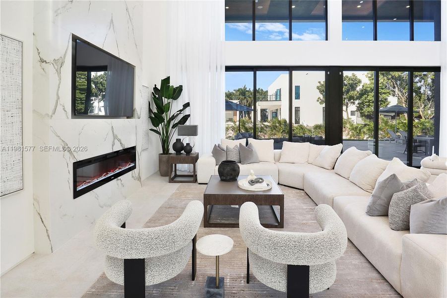 Furnished interior view inside a new home in , Davie (Image 5).