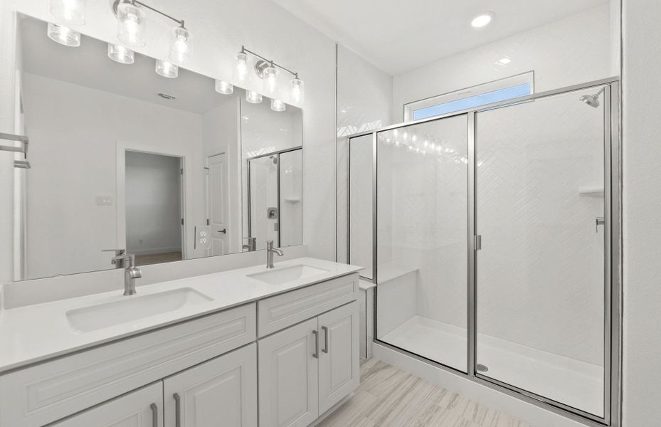 Furnished interior view inside a new home in Northpoint at Old Settlers, Round Rock (Image 5). Furnished interior view inside a new home in Northpoint at Old Settlers, Round Rock (Image 5).