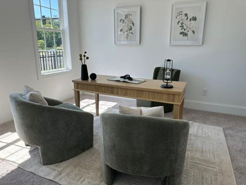 Furnished interior view inside a new home in Waterhaven, Cumming (Image 10).