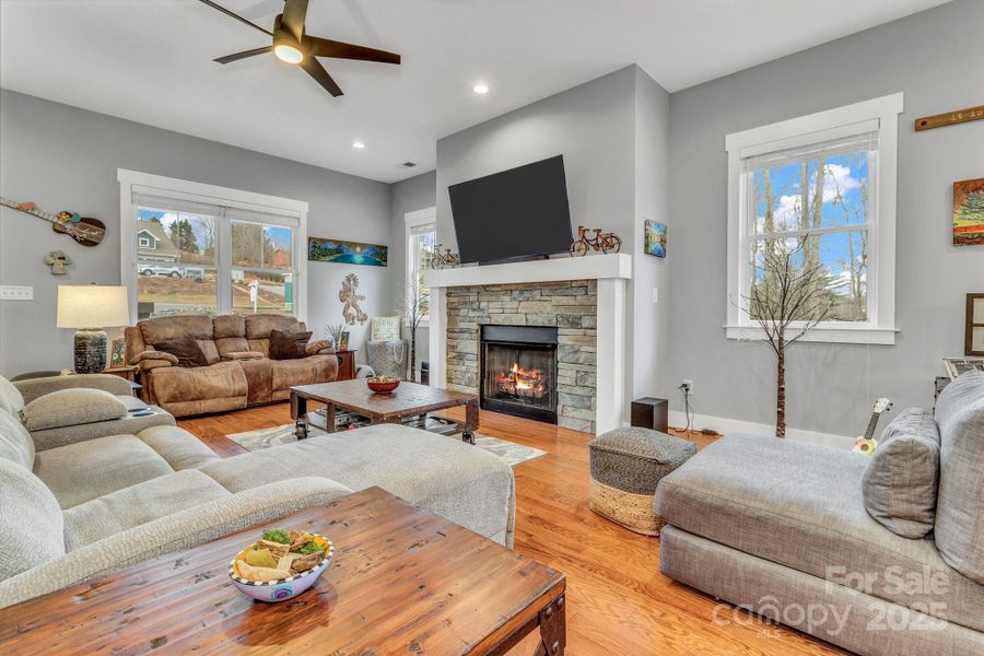 Furnished interior view inside a new home in , Hendersonville (Image 39).