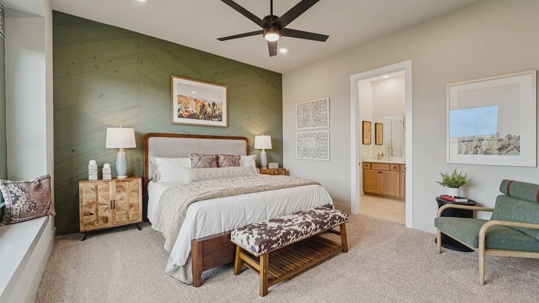 Representative furnished interior of a home built from the Laramie by Chesmar Homes in Wildrye 45', Waller (Image 18). Representative furnished interior of a home built from the Laramie by Chesmar Homes in Wildrye 45', Waller (Image 18).
