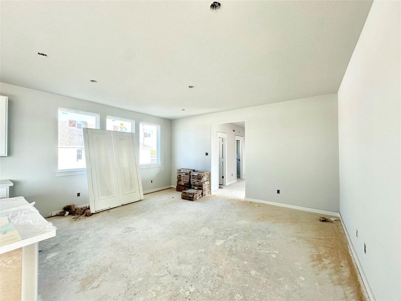 Unfurnished bedroom featuring baseboards Unfurnished bedroom featuring baseboards