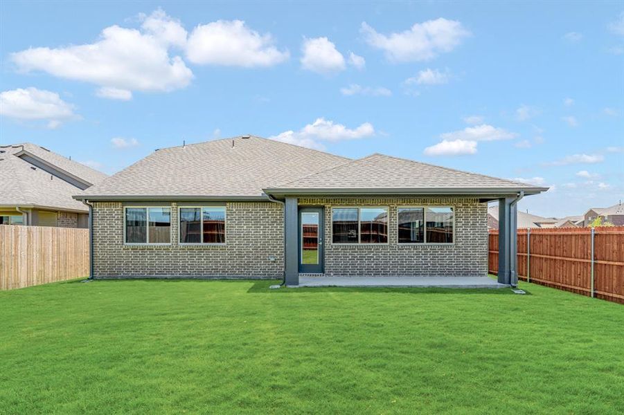 Front exterior of a new home in Heartland Elements, Crandall, TX, highlighting curb appeal (Image 26). Front exterior of a new home in Heartland Elements, Crandall, TX, highlighting curb appeal (Image 26).