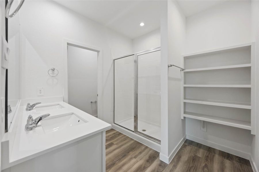 Furnished interior view inside a new home in Grand West, Houston (Image 6).