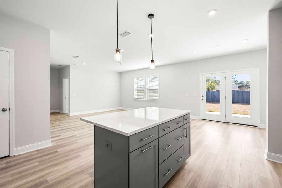 Furnished interior view inside a new home in Salem Bay, Beaufort (Image 3).