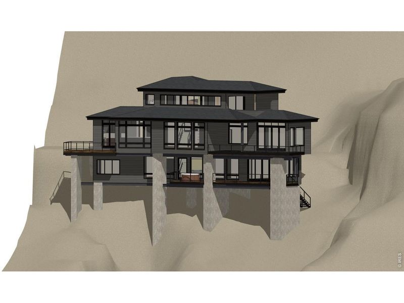 Exterior rendering of this home design in , Estes Park, CO (Image 11).