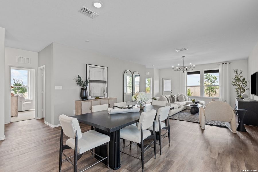 Furnished interior view inside a new home in Dove Song, Marion (Image 15).