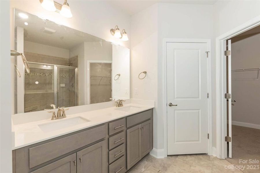 Furnished interior view inside a new home in Wood Creek Landing, Leland (Image 7).