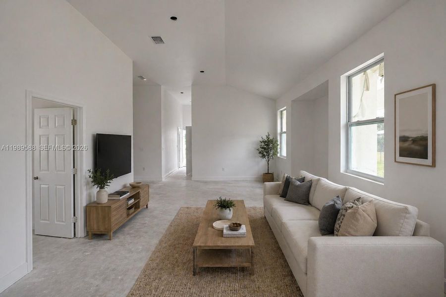Image digitally enhanced and virtually altered; actual property condition may differ.