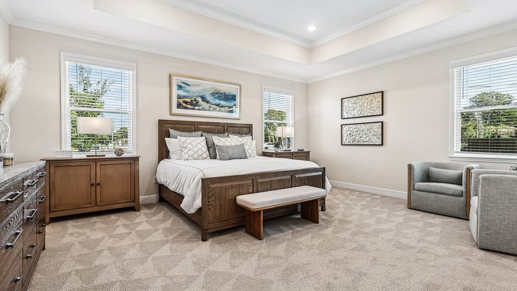 Representative furnished interior of a home built from the Venice by Maronda Homes in Malabar Springs, Palm Bay (Image 29).