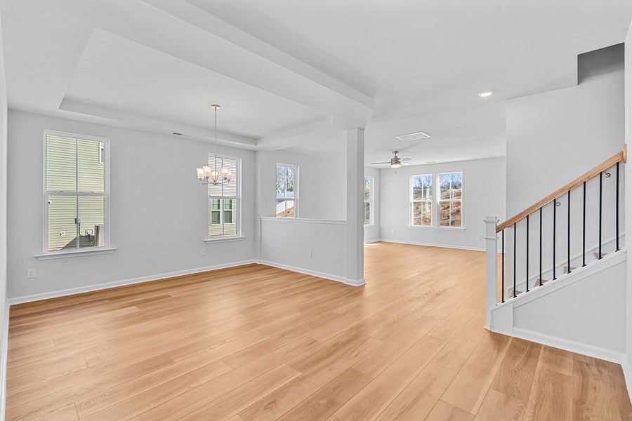 Spacious, unfurnished interior of a new home in Fieldstone, Lexington (Image 19). Spacious, unfurnished interior of a new home in Fieldstone, Lexington (Image 19).
