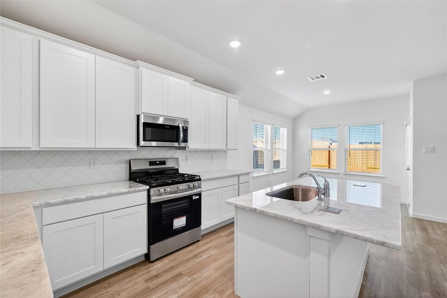 Furnished interior view inside a new home in Rollingbrook Estates, Baytown (Image 12).