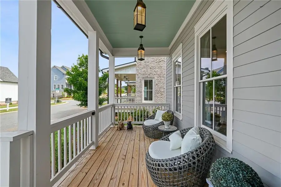 Exterior details and patio area of a home in , Milton (Image 3).