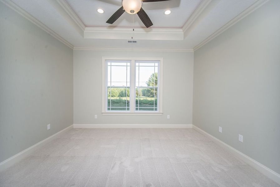 Representative unfurnished interior of a home built from the Mediterranean by Enchanted Homes in Messer Farms, Inman (Image 38).