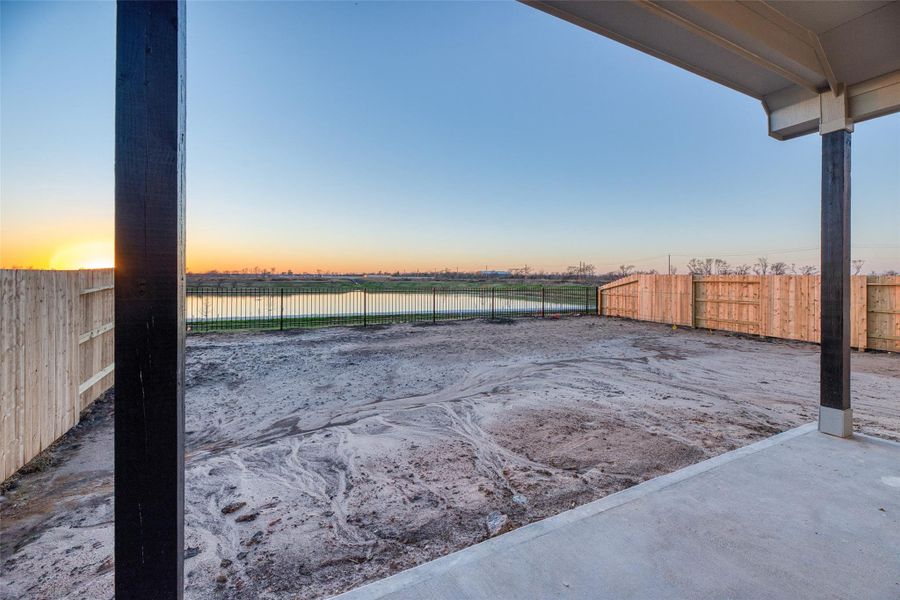 Exterior details and patio area of a home in Aldeana - Paintbrush Collection, Bonney (Image 25).