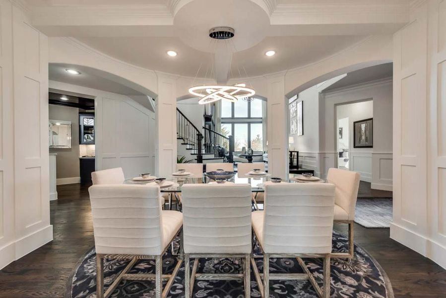 Representative furnished interior of a home built from the Grand Avery II by Grand Homes in Grand Oaks, Celina (Image 8).