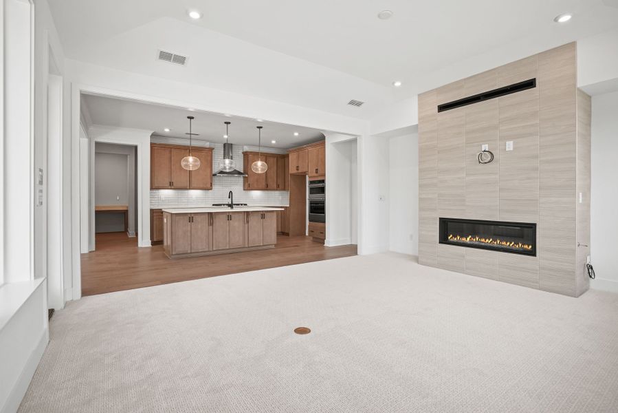 Representative furnished interior of a home built from the Montadale by Pulte Homes in Parkside Crossing, Charlotte (Image 7). Representative furnished interior of a home built from the Montadale by Pulte Homes in Parkside Crossing, Charlotte (Image 7).