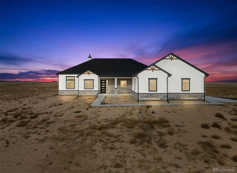 Exterior details and patio area of a home in , Strasburg (Image 19).
