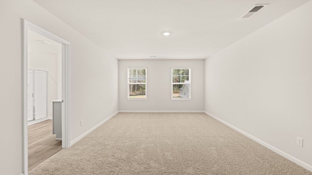 Representative unfurnished interior of a home built from the Hayden by D.R. Horton in Locust Grove Station - Cedar Ridge, Locust Grove (Image 18).