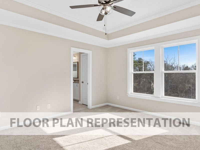 Primary Bedroom 1 | The 1807 Plan by Ivey Homes