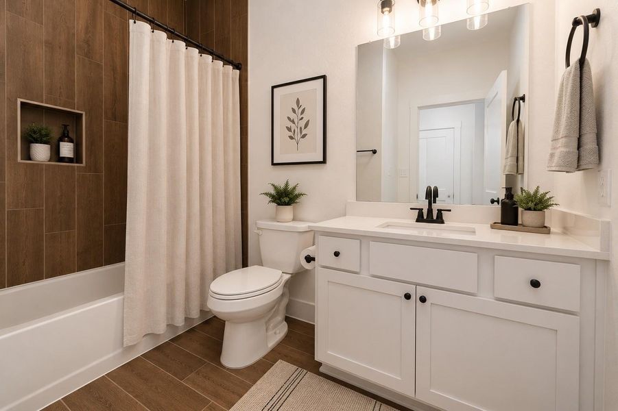 Second BathroomVirtually Staged