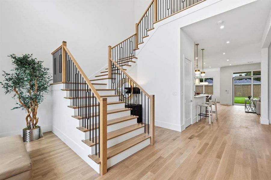 Furnished interior view inside a new home in , Dallas (Image 6).