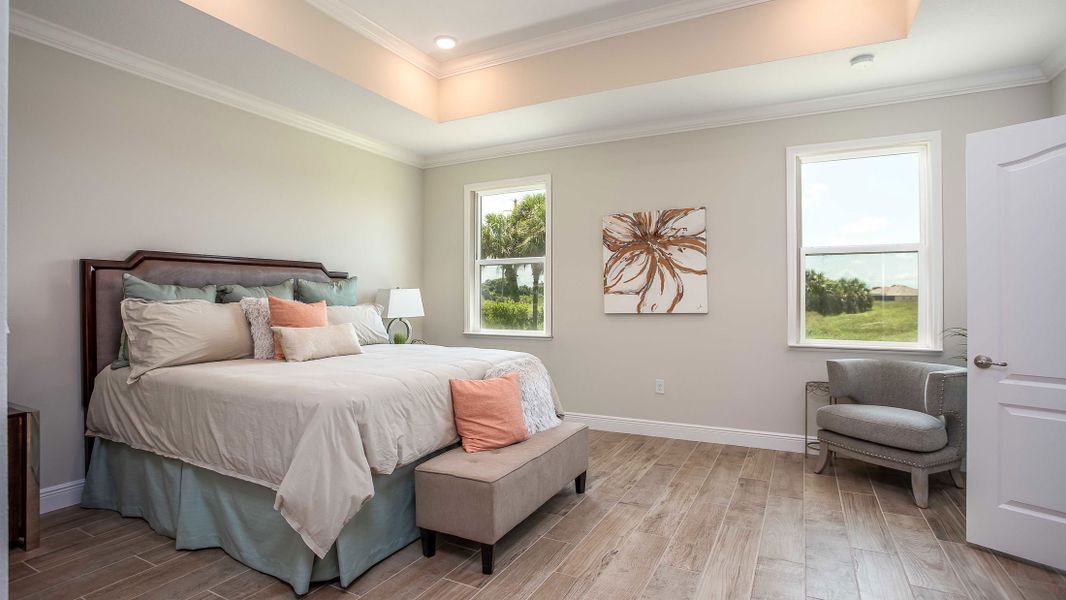 Representative furnished interior of a home built from the Sienna by Maronda Homes in Winding River, St. Marys (Image 8).