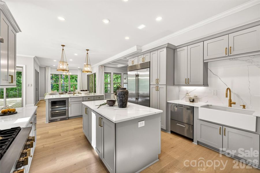 Furnished interior view inside a new home in , Mint Hill (Image 29).