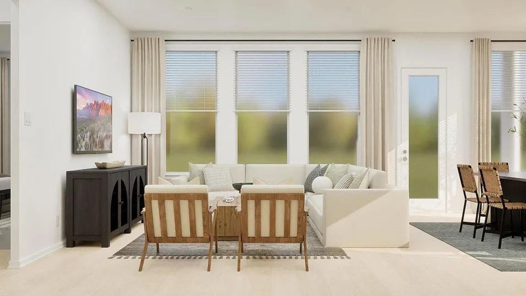 Furnished interior view inside a new home in Cotton Brook, Hutto (Image 11).