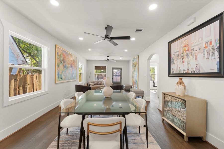 Led lights through out