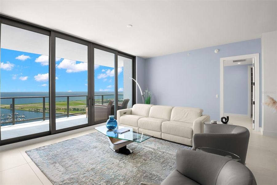 Furnished interior view inside a new home in , St. Petersburg (Image 10).