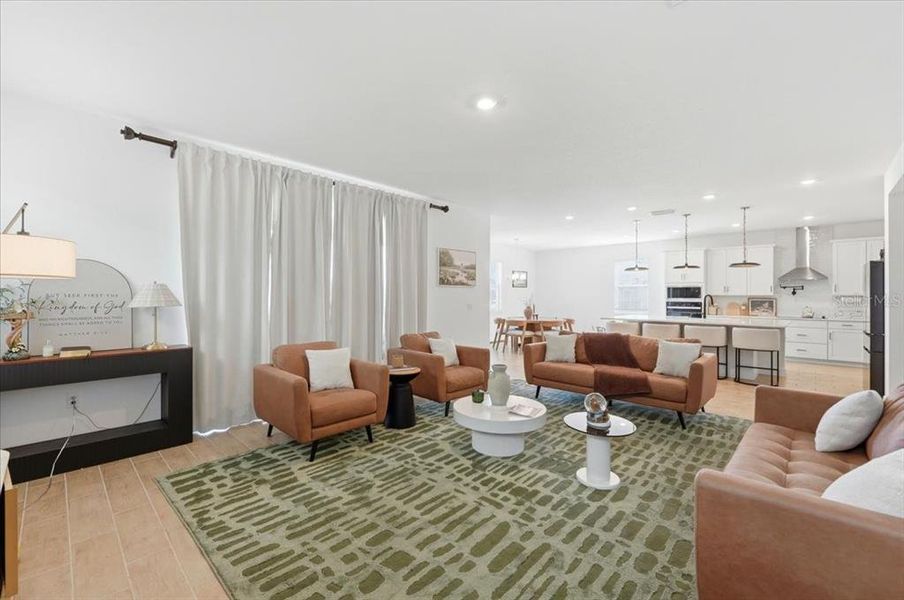 Furnished interior view inside a new home in Hills of Minneola, Minneola (Image 13).