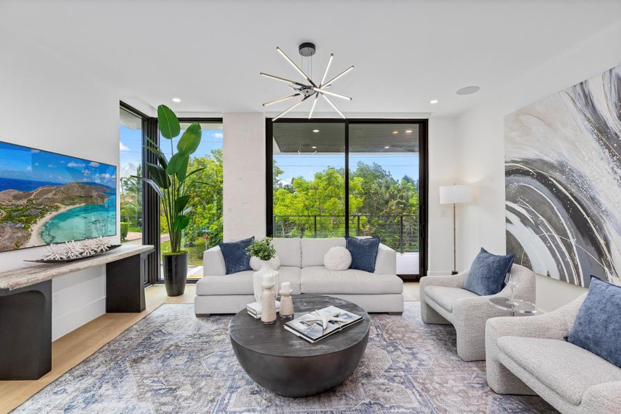 Furnished interior view inside a new home in , Boca Raton (Image 51). Furnished interior view inside a new home in , Boca Raton (Image 51).