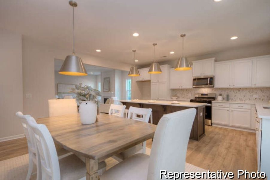 Furnished interior view inside a new home in Copper Ridge at Flowers Plantation, Clayton (Image 6).