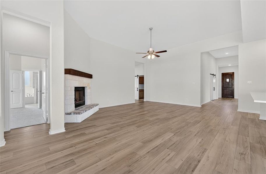 Spacious, unfurnished interior of a new home in Nash Estates, Tom Bean (Image 39).