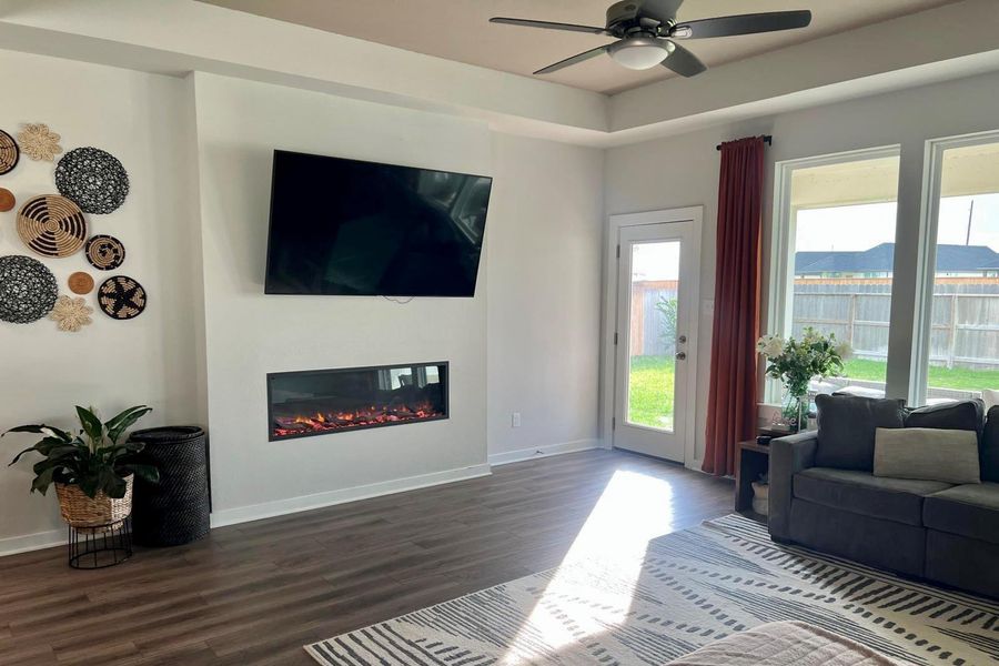 Furnished interior view inside a new home in , Cypress (Image 9).