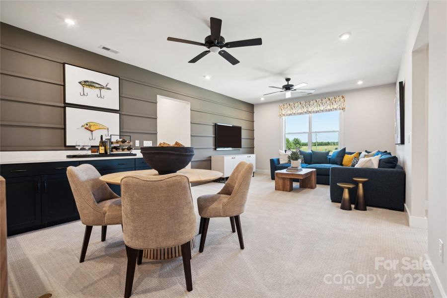 Huge loft space for the ultimate lounge, at home gym, or flex space. *Model Photos | actual finishes, structural selections, and orientation may vary.