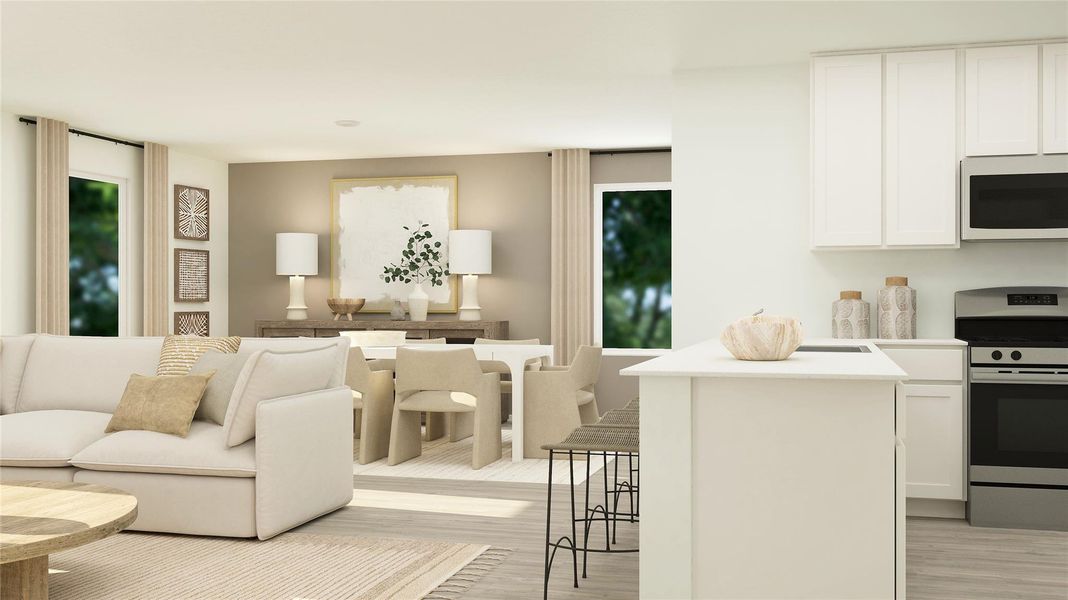 Furnished interior view inside a new home in The Grand Prairie, Hockley (Image 4).