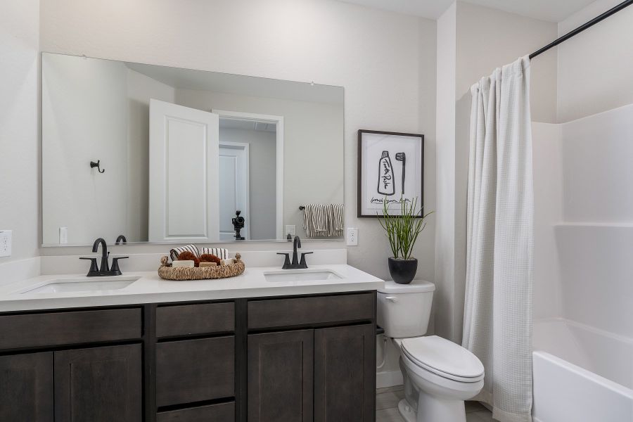 Representative furnished interior of a home built from the 3 by Risewell Homes in Bella Storia, Gilbert (Image 15). Representative furnished interior of a home built from the 3 by Risewell Homes in Bella Storia, Gilbert (Image 15).