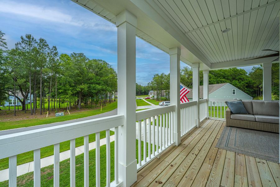 Exterior details and patio area of a home in Sea Island Preserve, Johns Island (Image 41).