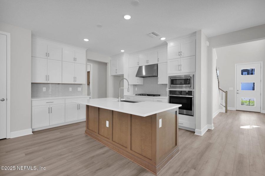 Furnished interior view inside a new home in Crosswinds at Nocatee, Nocatee (Image 8).