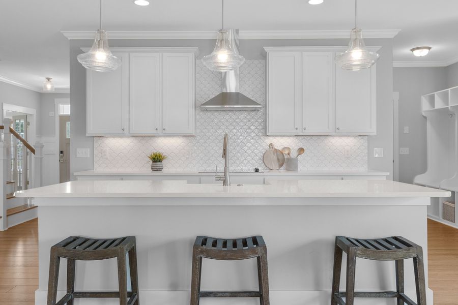Representative furnished interior of a home built from the Scout by Bill Clark Homes in Sidbury Landing, Wilmington (Image 76).