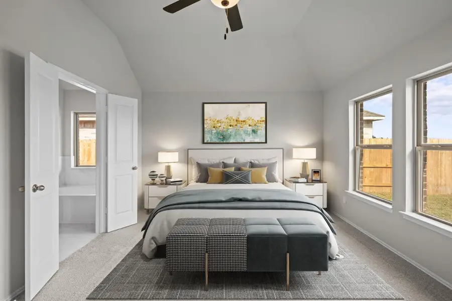 Furnished interior view inside a new home in Escondido, Magnolia (Image 12).