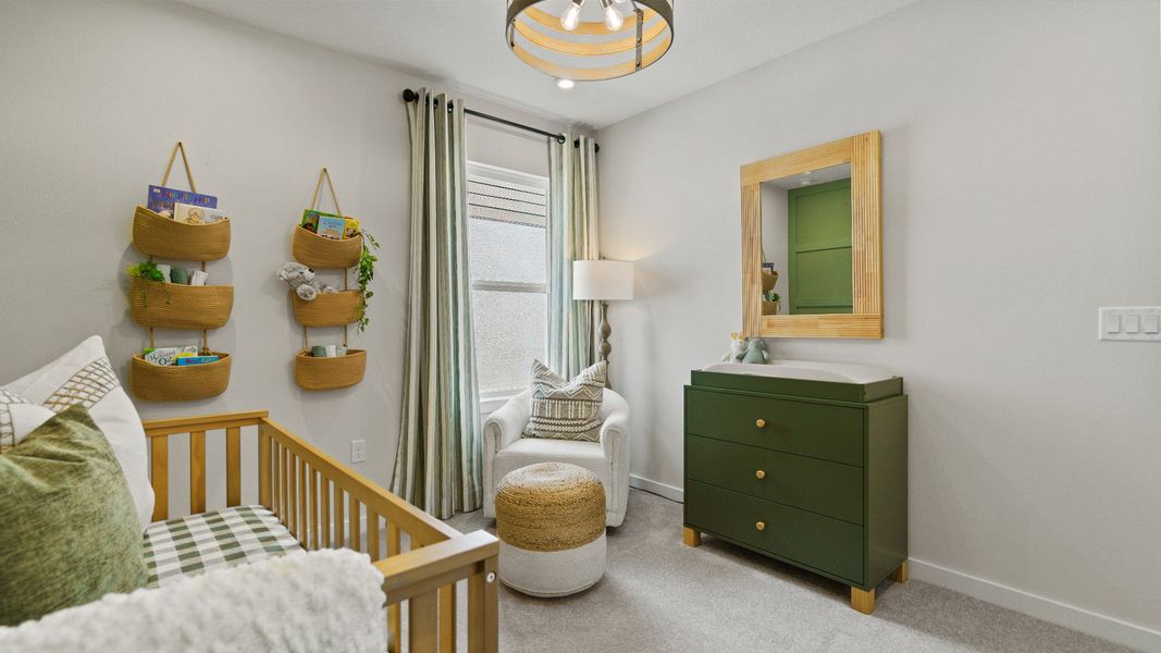 The Atlantic Model by DRB Homes Third Bathroom styled as a nursery in Winter Haven, FL The Atlantic Model by DRB Homes Third Bathroom styled as a nursery in Winter Haven, FL