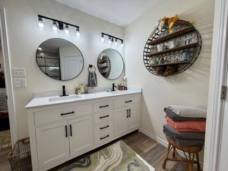 Furnished interior view inside a new home in , Poynor (Image 7).