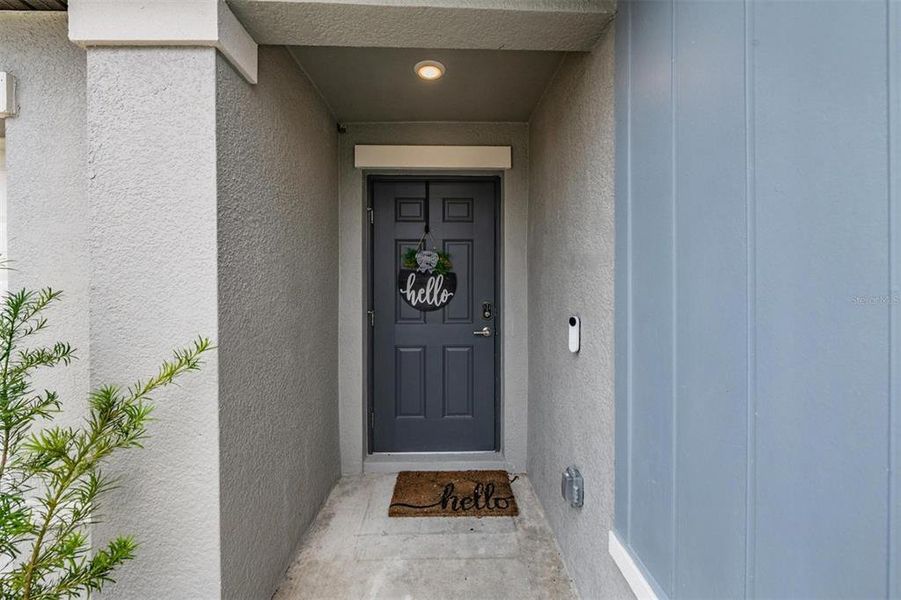 Exterior details and patio area of a home in Mirada: The Estates II, San Antonio (Image 24).