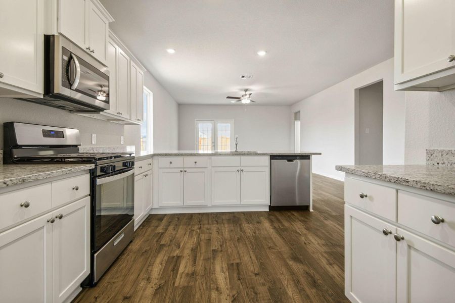 Furnished interior view inside a new home in Trails at Cochran Ranch, Waller (Image 3). Furnished interior view inside a new home in Trails at Cochran Ranch, Waller (Image 3).